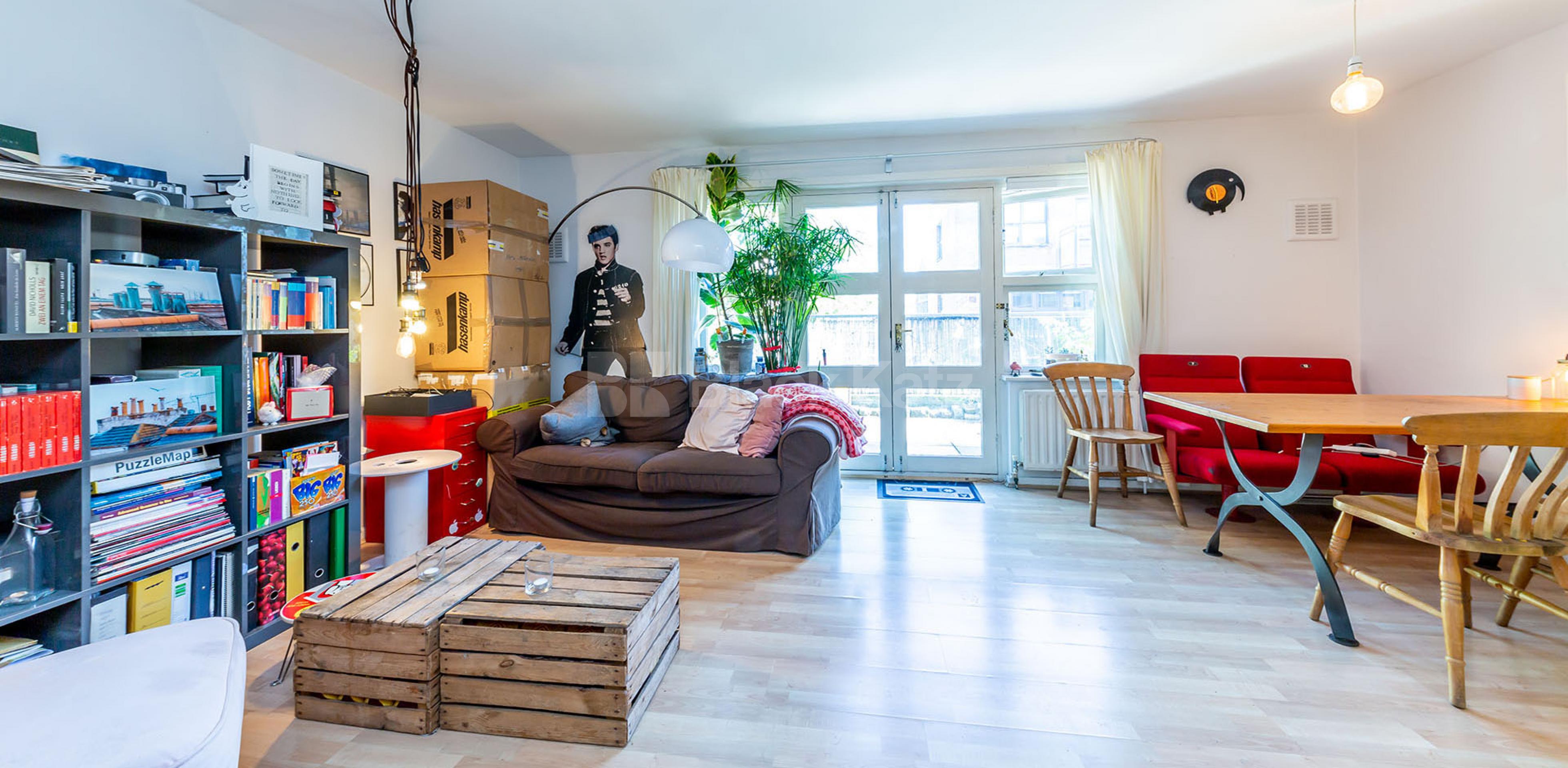 Superb modern two double bedroom flat with a private terrace mins to tube Baynes Street, Camden NW1